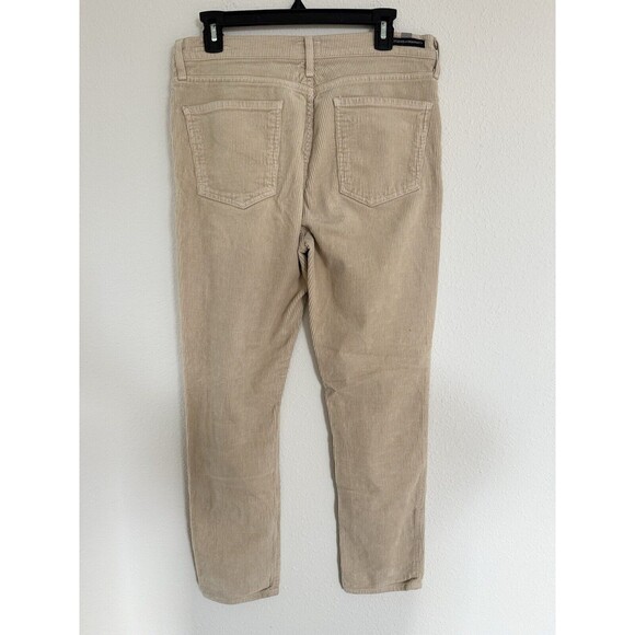 Citizens of Humanity Jeans SZ 31 Corduroy Khaki Beige Olivia Hi Rise Slim Ankle - Picture 2 of 7